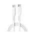WiWU Wi-C04ЗE Starlink 60W Fast Charging & Durable Cable With USB-C to USB-C Cable 1M - White